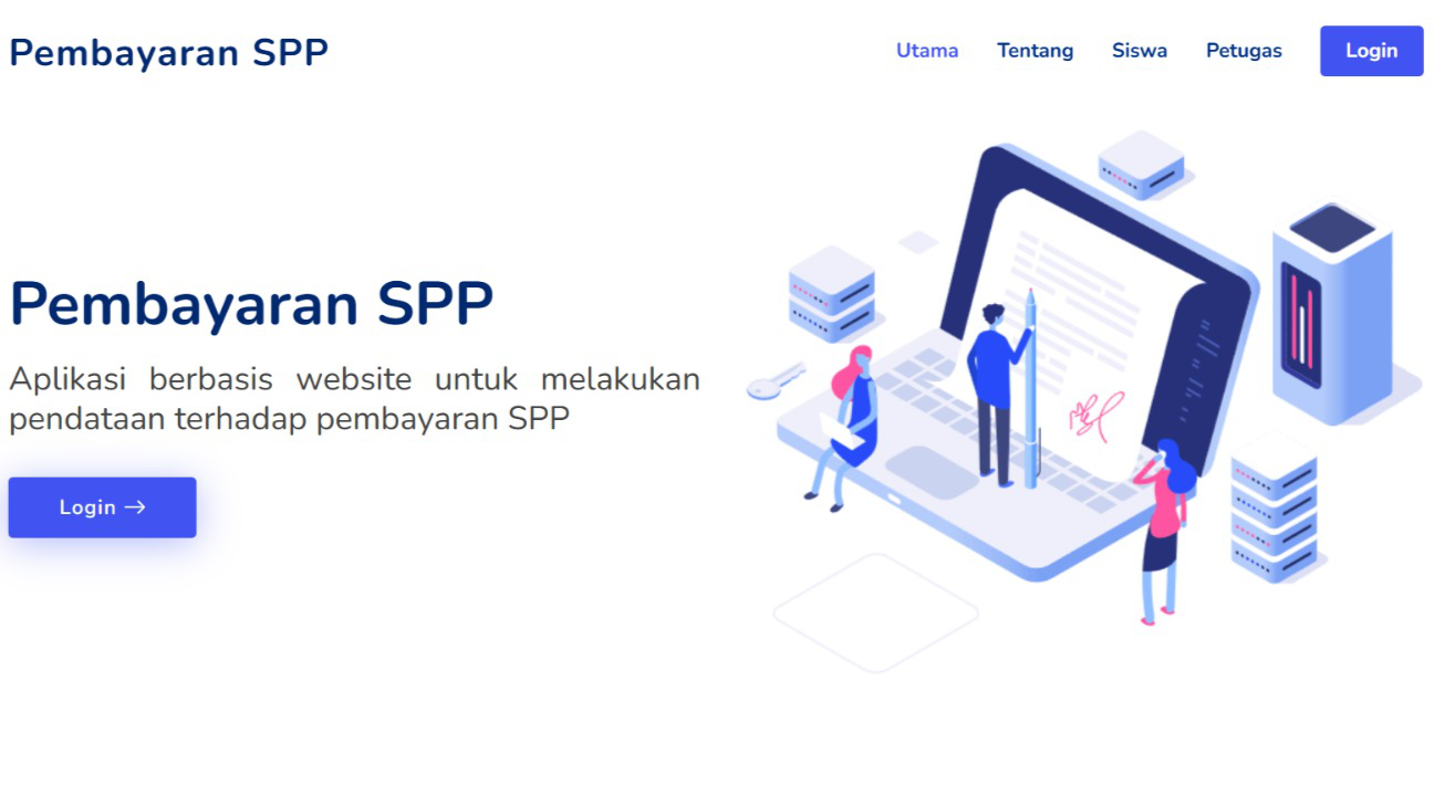Tuition Payment, A web based application for Competency Test (UKK) used by a school to manage and record tuition payment data of their students.